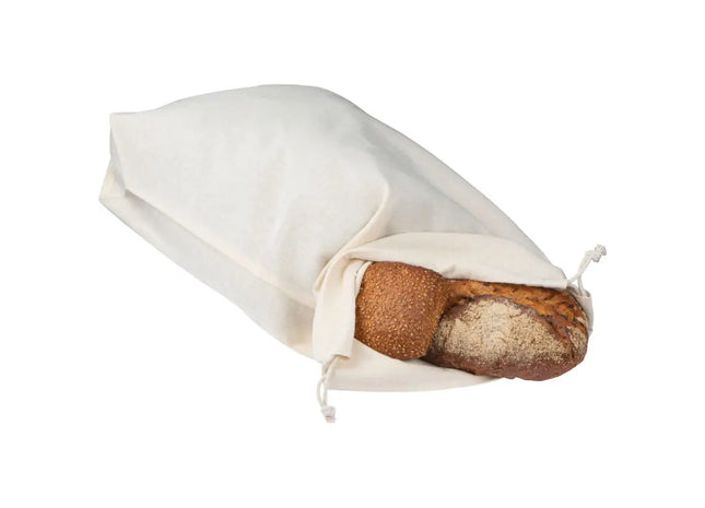 Baumwollbrotbeutel für Baguettes in Weiß – Frischhaltend & Umweltfreundlich TK Gruppe® Grosshandel 