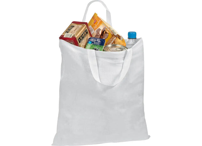 Baumwolltasche Monza in Weiß – Klassisch, Robust & Umweltbewusst TK Gruppe® Grosshandel 