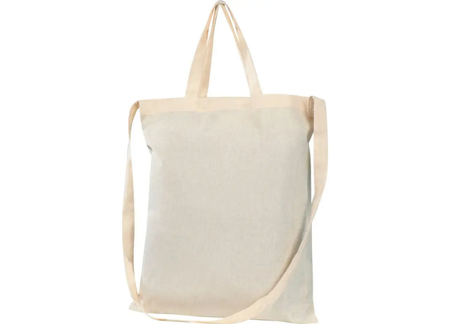 Baumwolltasche Nordkoog mit 3 Henkeln in Weiß – Innovativ, Vielseitig & Stilvoll TK Gruppe® Grosshandel 