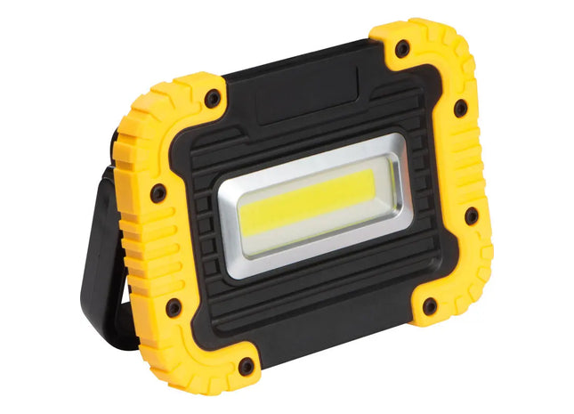 Baustellenlampe mit COB-LED - Gelb - Hell, Robust und Praktisch für Bauprojekte TK Gruppe® Grosshandel 