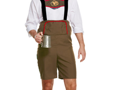 Bayerisches Fest-Outfit Für Erwachsene – Trachtenmode Herren Lederhose & Hemd Set TK Gruppe® Grosshandel 