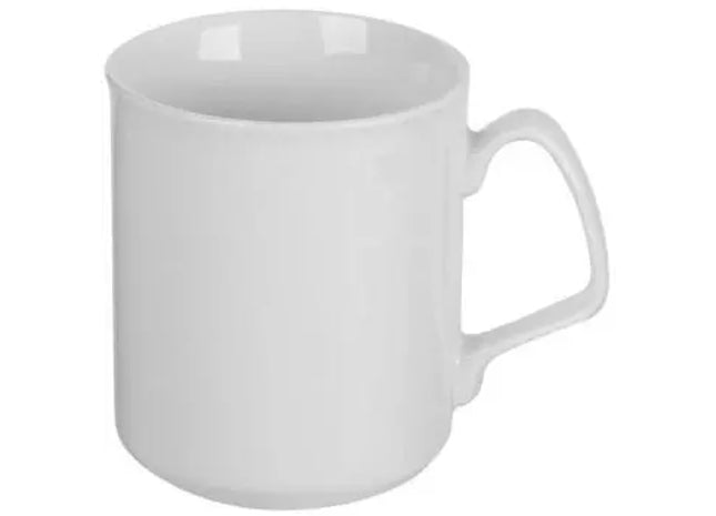 Bayreuth Tasse mit individuellem Druck, 325 ml - Elegantes Weiß TK Gruppe® Grosshandel 