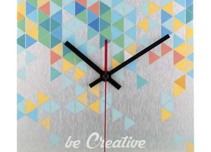 BeTime Alu B Wanduhr - Silber, Elegantes und Modernes Design TK Gruppe® Grosshandel 