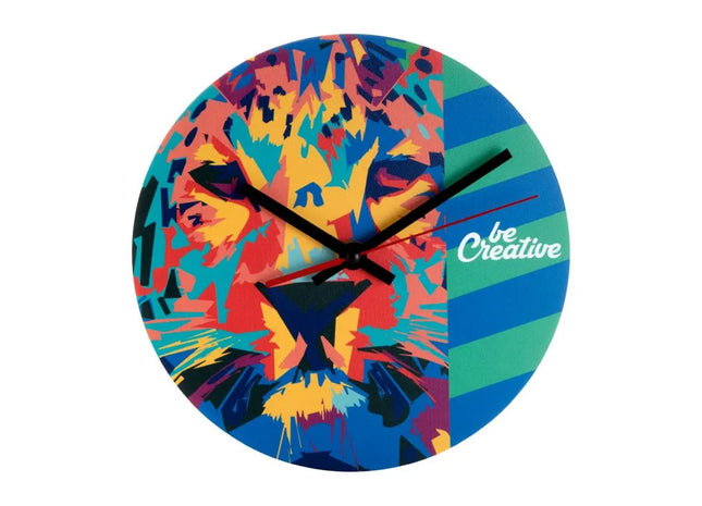 BeTime D Wanduhr - Modernes Design in Weiß und Schwarz, Stilvoll und Funktional TK Gruppe® Grosshandel 