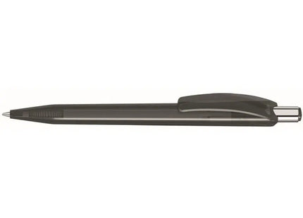 Beat Transparenter Druckkugelschreiber in Anthrazit – Ideal fürs Büro TK Gruppe® Grosshandel 