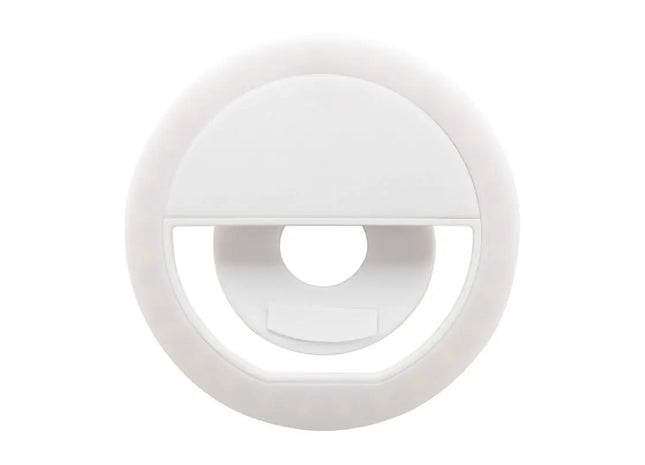 Beautily Selfie-Ringlicht - Weiß, Einstellbare Helligkeit für Perfekte Fotos & Videos TK Gruppe® Grosshandel 