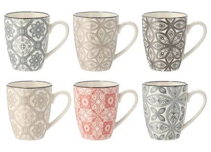 Becher Ornament, 6er-Set, ca. 10cm hoch – Dekorative Anhänger für Tassen und Becher TK Gruppe® Grosshandel 