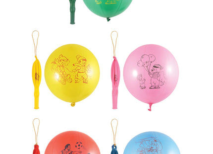 Bedruckte Punchballons, 5 verschiedene Farben - Ideal für Partys und Events TK Gruppe® Grosshandel 