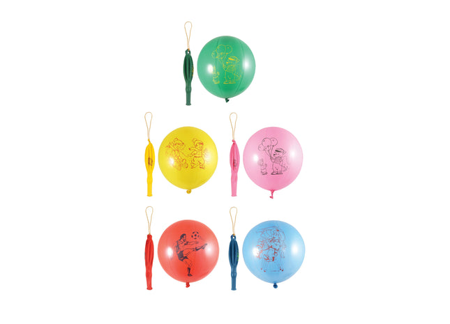 Bedruckte Punchballons, 5 verschiedene Farben - Ideal für Partys und Events TK Gruppe® Grosshandel 
