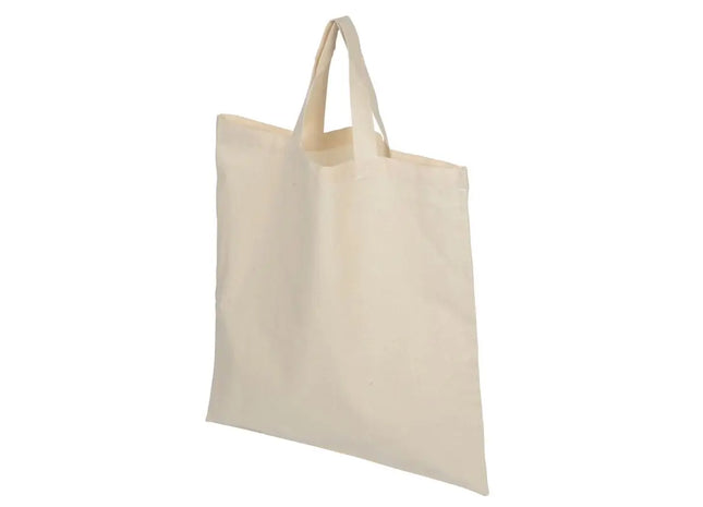 Beige Baumwolltasche BIG PURE – umweltfreundlich, geräumig, robust, vielseitig einsetzbar TK Gruppe® Grosshandel 