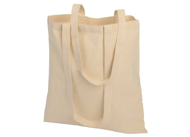 Beige Baumwolltasche X PURE – nachhaltig, robust, vielseitig, stilvoll für jeden Anlass TK Gruppe® Grosshandel 