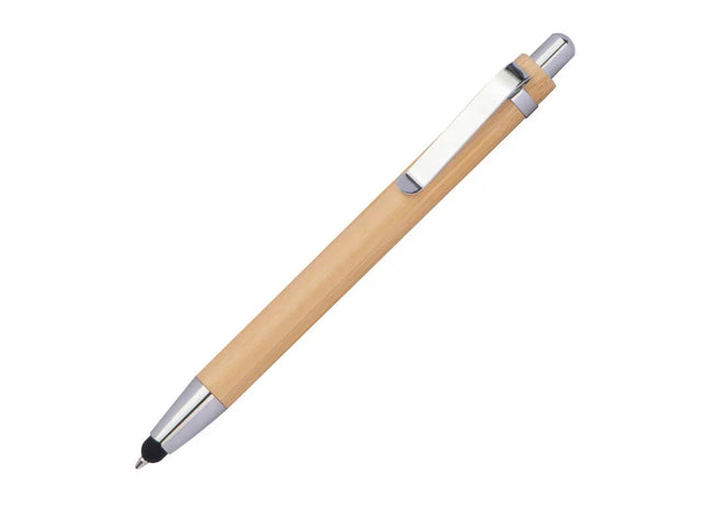 Beiger Kugelschreiber mit Touchfunktion - Elegantes Schreibgerät und Stylus TK Gruppe® Grosshandel 