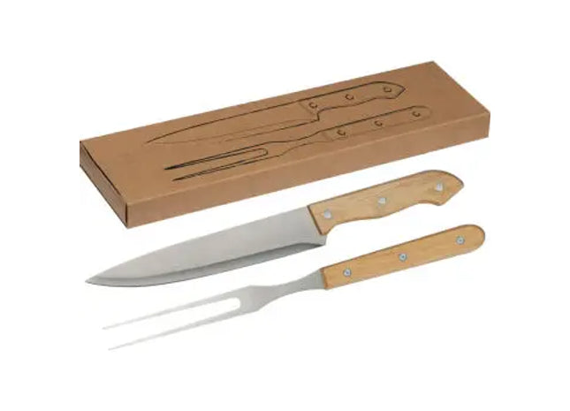 Beiges Fleischgabel-Set: Stilvoll & Funktionell für Küche TK Gruppe® Grosshandel 