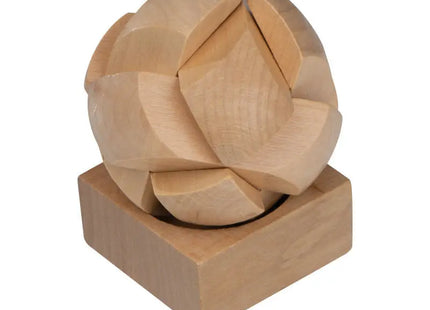 Beiges Holz-Geduldspiel, Fördert Konzentration & Feinmotorik, Langlebig TK Gruppe® Grosshandel 