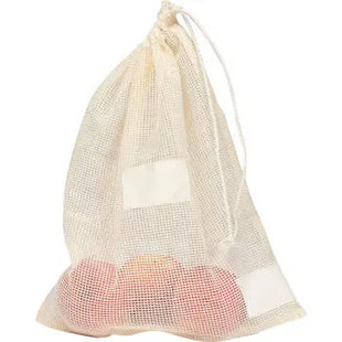 Beiges Mehrwegnetz aus Baumwolle – Öko-freundlich & Praktisch TK Gruppe® Grosshandel 