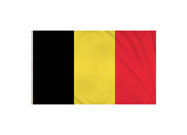 Belgische Flagge, 5 x 3 Fuß, großes, langlebiges Outdoor-Nationalbanner von Belgien TK Gruppe® Grosshandel 