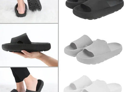 Bequeme Damen Wolken-Hausschuhe – Weiche, Gemütliche Pantoffeln für Zuhause, Rutschfest, 3 Farben TK Gruppe® Grosshandel 