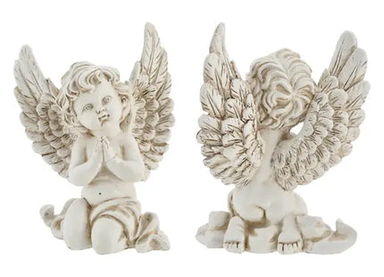 Betender Engel, kniende Figur für spirituelle Deko, 20 cm Höhe TK Gruppe® Grosshandel 