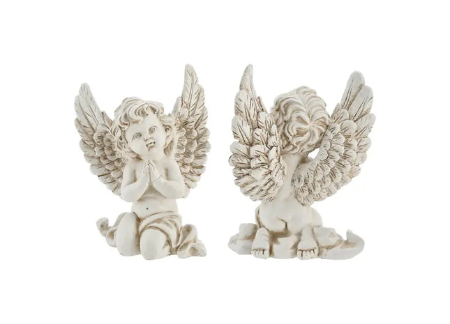 Betender Engel, kniende Figur für spirituelle Deko, 20 cm Höhe TK Gruppe® Grosshandel 