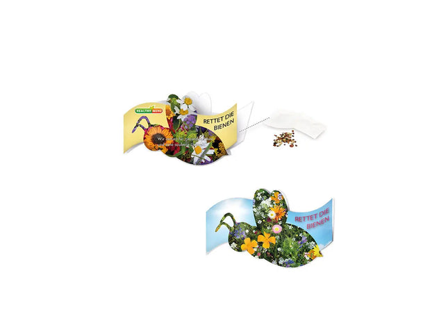Bienen-Themen Klappkarte mit Digitaldruck - Umweltfreundliche Botschaft TK Gruppe® Grosshandel 