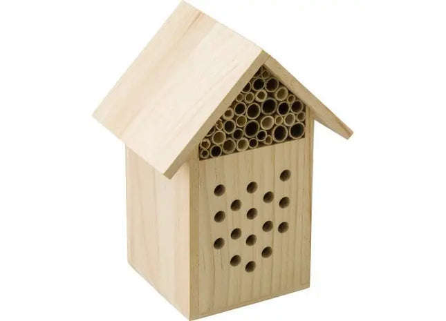 Bienenhaus aus Holz Fahim - Braun, Insektenhotel, Natürlicher Lebensraum für Bienen und Insekten TK Gruppe® Grosshandel 