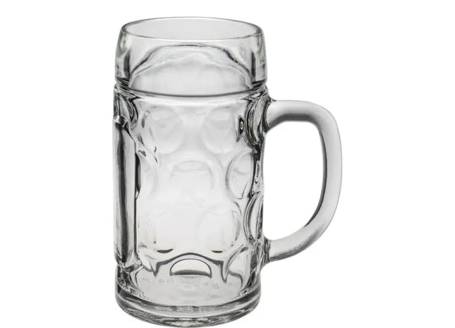 Bierkrug Isar 0.5 Liter, Klarglas inklusive 1-Farbdruck, Robust & Stilvoll TK Gruppe® Grosshandel 