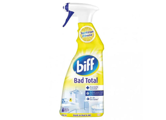 Biff Citrus-Scented Bathroom Cleaner 750ml - Effective Stain & Limescale Remover TK Gruppe® Grosshandel 