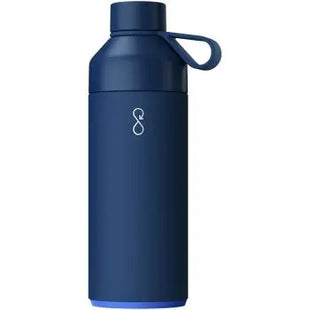 Big Ocean Bottle 1L - Vakuumisolierte Edelstahlflasche, Ozeanblau, Hält Getränke heiß und kalt TK Gruppe® Grosshandel 