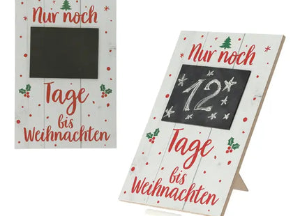 Bild Adventskalender zum Stellen, 30x20 cm – Weihnachtsdekoration | Festlicher Countdown TK Gruppe® Grosshandel 