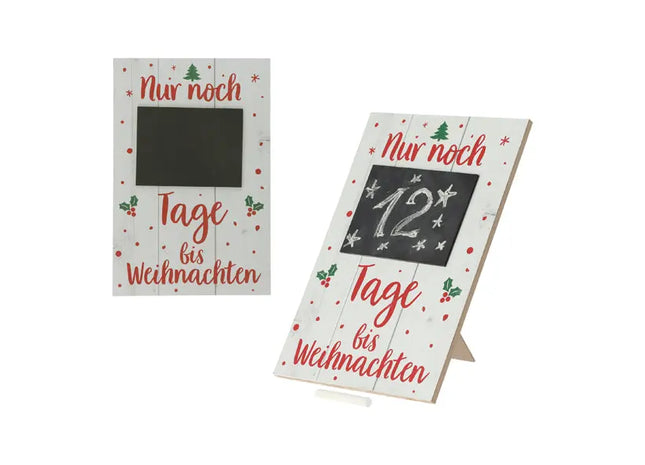 Bild Adventskalender zum Stellen, 30x20 cm – Weihnachtsdekoration | Festlicher Countdown TK Gruppe® Grosshandel 