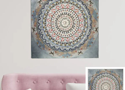 Bild Mandala Pailletten, Design 4, 90x90cm - Großes Dekoratives Wandbild TK Gruppe® Grosshandel 