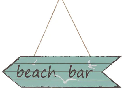 Bild Pfeil 'Beach Bar', 40 cm breit – Küsten-Dekoration | Nautischer Richtungsanzeiger TK Gruppe® Grosshandel 