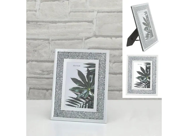 Bilderrahmen Diamonds, klein, 17x22cm - Eleganter Rahmen für Ihre schönsten Fotos TK Gruppe® Grosshandel 