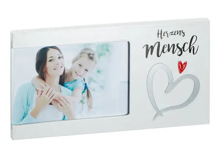 Bilderrahmen Herzensmensch ca. 25x13cm – Liebevolles Design TK Gruppe® Grosshandel 