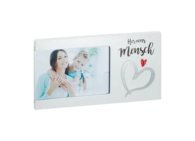 Bilderrahmen Herzensmensch ca. 25x13cm – Liebevolles Design TK Gruppe® Grosshandel 