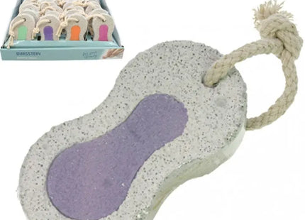 Bimsstein mit Schnur, 10x5x1.8cm - Effektive Fußpflege, praktisch zur Präsentation TK Gruppe® Grosshandel 