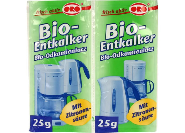 Bio-Entkalker Pulver, Umweltfreundlich, 2x25g Beutel für Haushaltsgeräte TK Gruppe® Grosshandel 