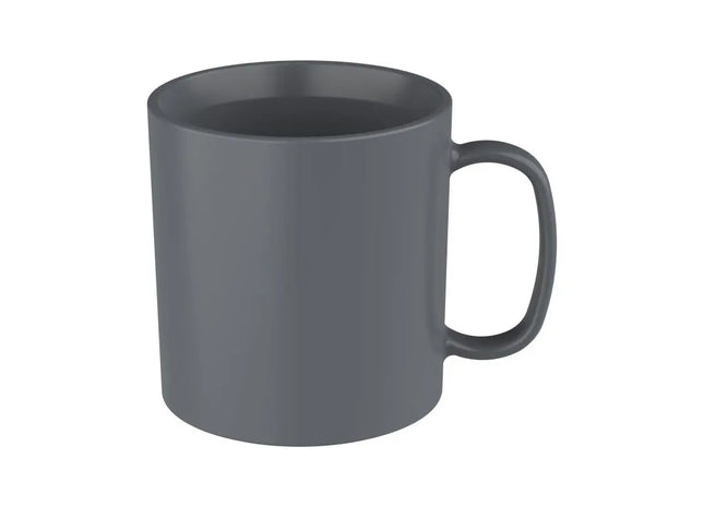 Bio-Kunststoff Tasse Arica 300 ml - Schiefergrau, Öko-Freundlich TK Gruppe® Grosshandel 