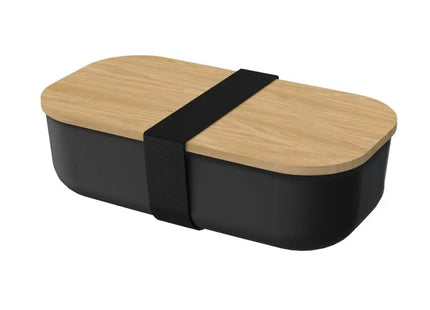 Bio Storage Container Beech - Black and Natural, Eco-Friendly, Stylish, Durable TK Gruppe® Grosshandel 