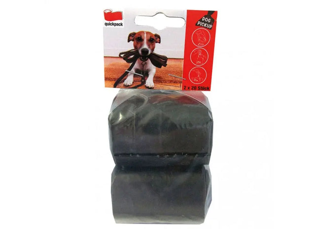 Biologisch abbaubare Hundekotbeutel, 2 Rollen à 20 Stück - Umweltfreundliche Entsorgung TK Gruppe® Grosshandel 