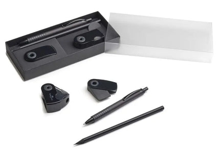 Black 4 Schreibset - Schwarz, Vierteilig & Stilvoll TK Gruppe® Grosshandel 