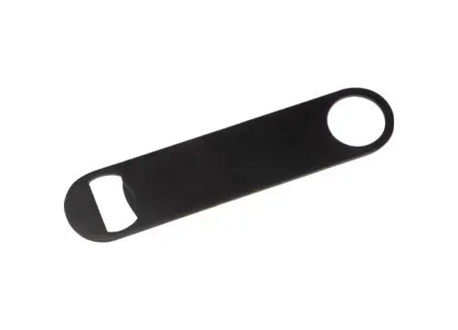 Black Bottle Opener - Sleek, Ergonomic Handheld Cap Remover Tool, 100 mm TK Gruppe® Grosshandel 