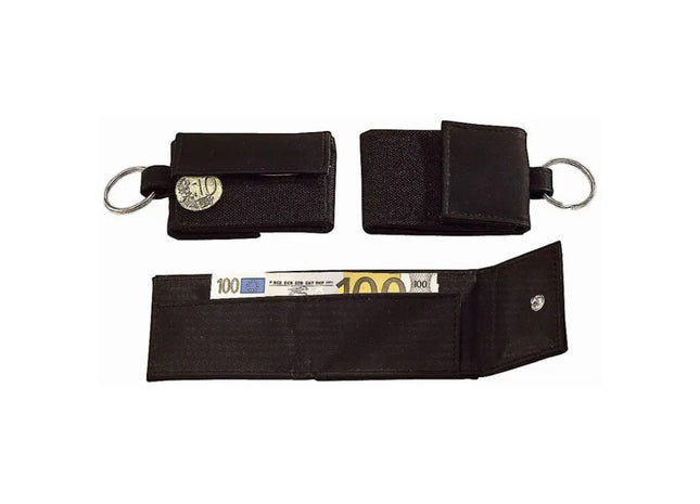 BlackMaxx Mini Geldbörse MoneyOrganizer – in Schwarz TK Gruppe® Grosshandel 