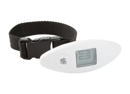 Blanax Digitale Kofferwaage in Weiß – Präzise und Elegante Gepäckwaage TK Gruppe® Grosshandel 