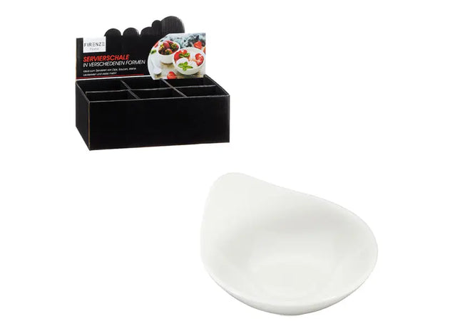 Blattförmige Servierschale, Durchmesser ca. 9 cm TK Gruppe® Grosshandel 