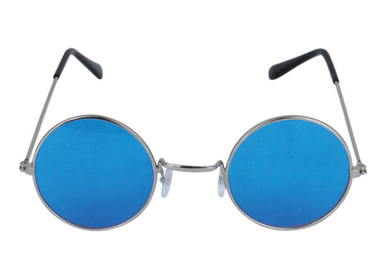 Blau Getönte Vollrandbrille Für Erwachsene Mit Silbernem Rahmen, Uv-Schutz, Stilvoll und Langlebig TK Gruppe® Grosshandel 