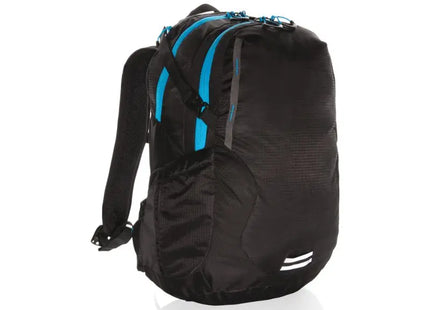 Explorer Ribstop 26L Mittelgroßer Wanderrucksack, PVC-frei – Schwarz/Blau TK Gruppe® Grosshandel 
