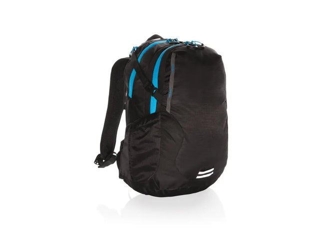 Explorer Ribstop 26L Mittelgroßer Wanderrucksack, PVC-frei – Schwarz/Blau TK Gruppe® Grosshandel 