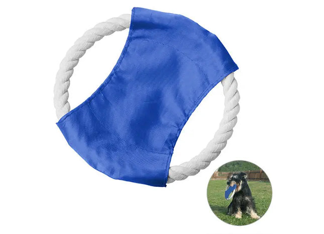Blau-Weiße Hunde-Wurfscheibe – Robust & Flugstabil für Spiel & Training TK Gruppe® Grosshandel 