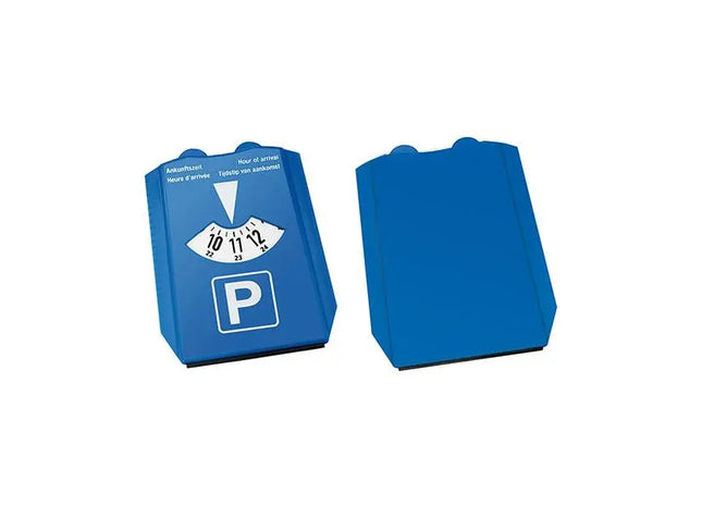 Blau-blaue Parkscheibe mit Zwei Einkaufswagenchips – Bequem & Nützlich TK Gruppe® Grosshandel 